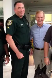 Jeff Lotter as an Orange County Deputy Sheriff