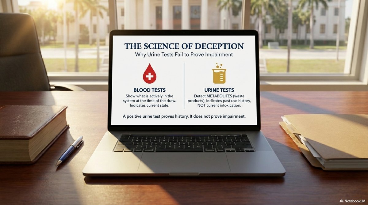 Blood tests vs urine tests comparison for DUI cases
