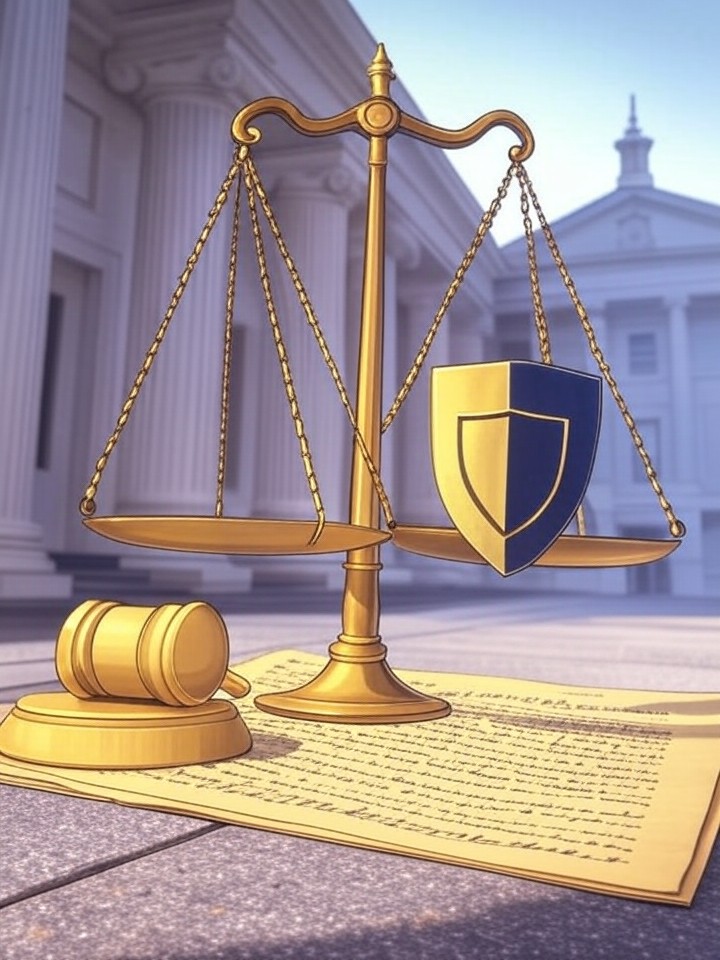 Magnifying glass over Fourth Amendment text highlighting probable cause